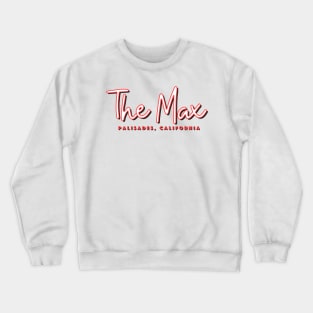 The Max Palisades California Red Crewneck Sweatshirt